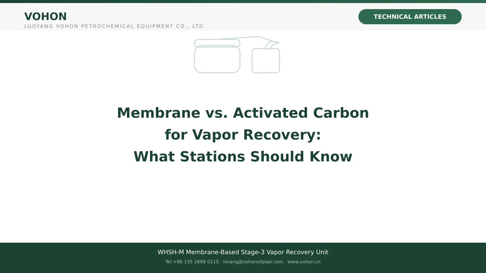 Instrument panel and sensors on a vapor recovery skid